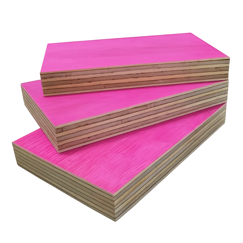 Madeirite Resinado | Baricomp Bacacheri Chapas de madeirite resinado rosa para utilização na construção civil.